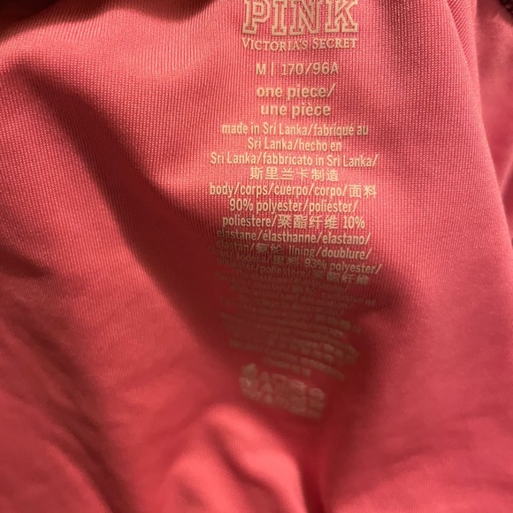 PINK Victoria’s Secret Hot Pink Cut Put One Piece - Picture 5 of 5